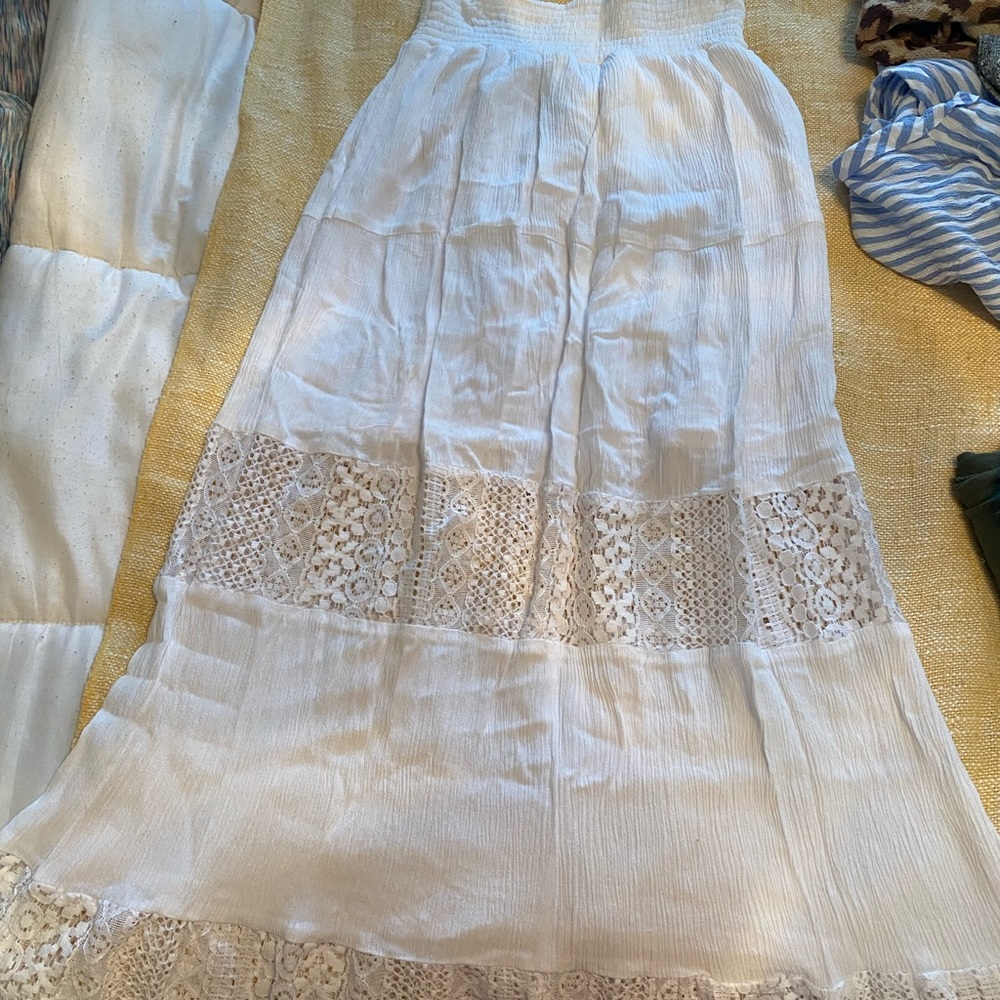 White Joe Benbasset Full Length Skirt